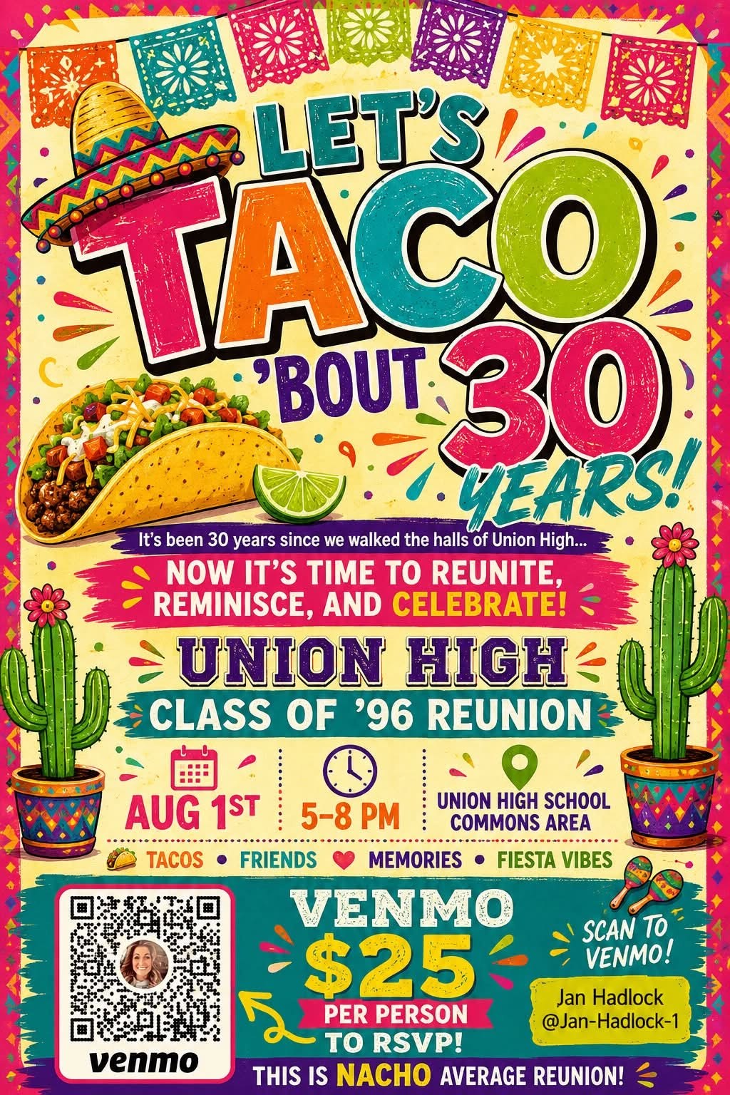 Union High Class of '96 30-Year Reunion